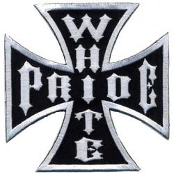 Iron Cross White Pride patch