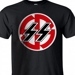 Red-White-Black Sunwheel SS 3-G shirt