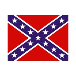Rebel (Confederate) flag vinyl sticker