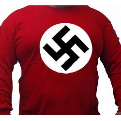 (Red) Blood Flag Nazi long sleeved shirt
