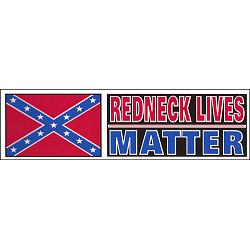 Redneck Lives Matter vinyl bumper sticker