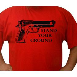 Stand Your Ground t-shirt (black ink)