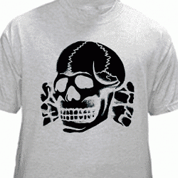 Totenkopf T-Shirt (Black Ink)