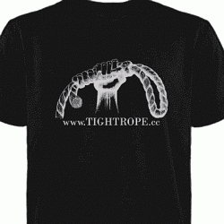 TightRope logo t-shirt (white ink)