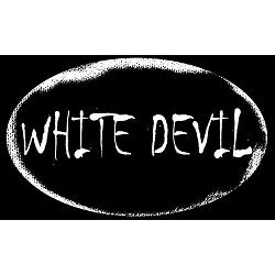 White Devil vinyl sticker
