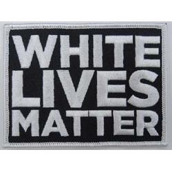 White Lives Matter patch