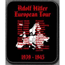 Adolf Hitler European World Tour Mouse Pad