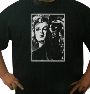 Virgil Finlay Skull Face t-shirt