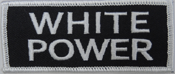 White Power patch