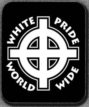 White Pride World Wide Mouse Pad